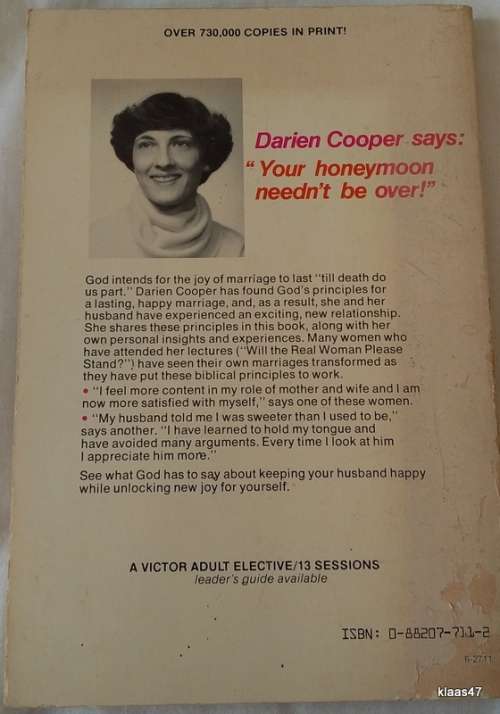 You Can Be The Wife of a Happy Husband - Darien B Cooper - Paperback 1974