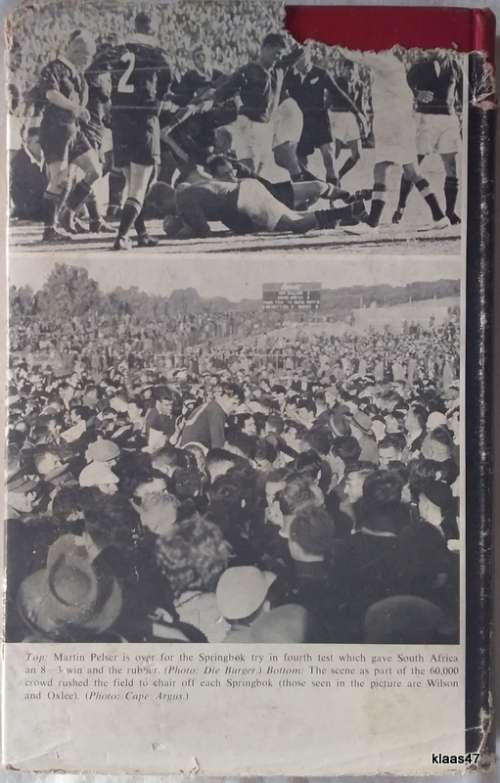 The All Blacks Juggernaut in South Africa - A C Parker - Hardcover 1960