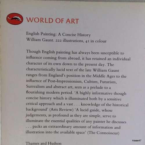 English Painting - William Gaunt - Paperback 1990