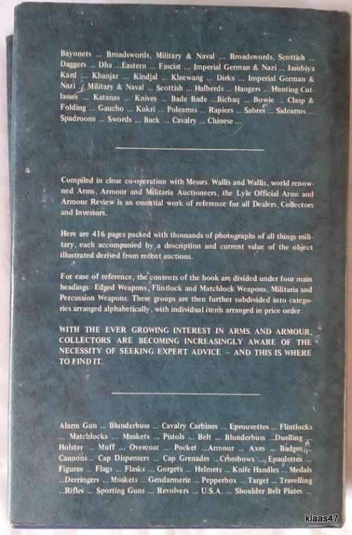 The Lyle Official Arms & Armour Review 1983 -  Ed: Tony Curtis - Hardcover