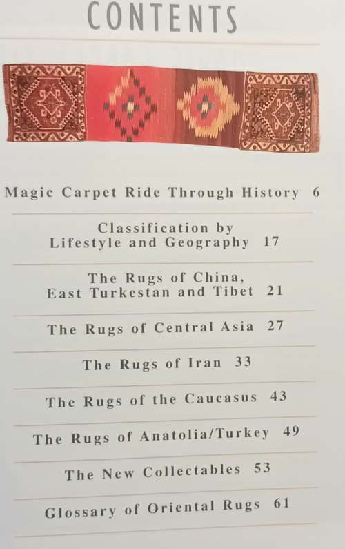 The Collector`s Corner: Oriental Rugs - Hardcover 1999