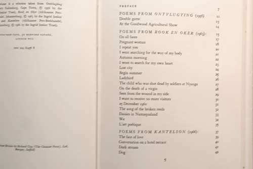 Ingrid Jonker: Selected Poems (Translated from the Afrikaans by Jack Cope and William Plomer) 1968