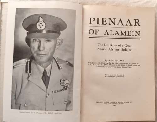 Pienaar of Alamein - A M Pollock - Hardcover