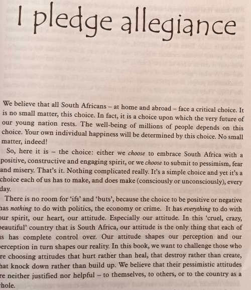 South Africa: Reasons to Believe - Guy Lundy and Wayne Visser - Paperback (Signed by both Authors)