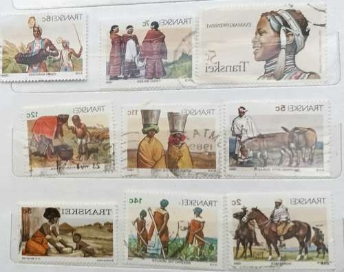 Transkei - Mixed Lot of 9 Used stamps (Mostly 1984 definitives)