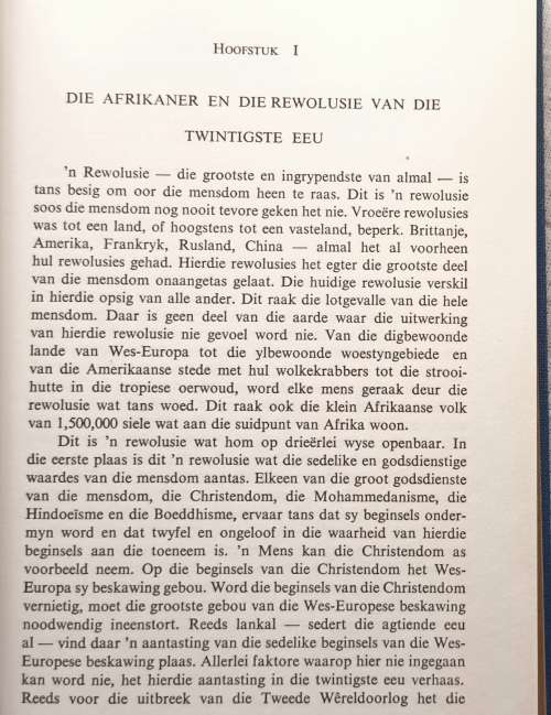 Het die Afrikaanse Volk `n Toekoms? - G D Scholtz - Hardeband (met D J Opperman tekening)