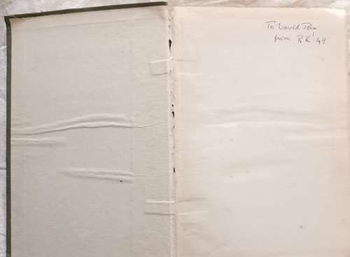 Treasure Island - Robert Louis Stevenson - Hardcover (Inscription `49)