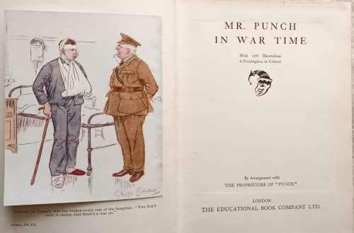 Mr Punch in War Time - Hardcover - The New Punch Library No 20.