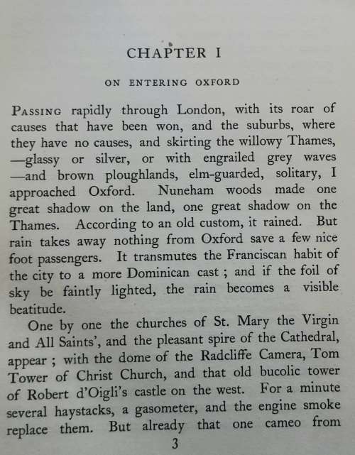 Oxford - Painted: John Fulleylove, Described: Edward Thomas, Publ: A & C Black - Hardcover 1903