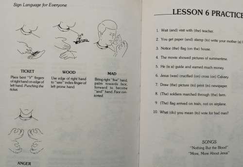 Sign Language for Everyone - Cathy Rice - Hardcover (A Basic Course in Communication with the Deaf)