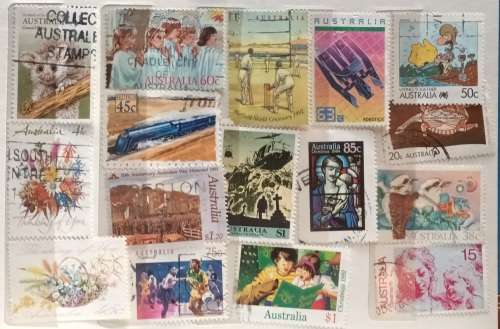 Australia - Mixed Lot of 16 Used (some Hinged) stamps