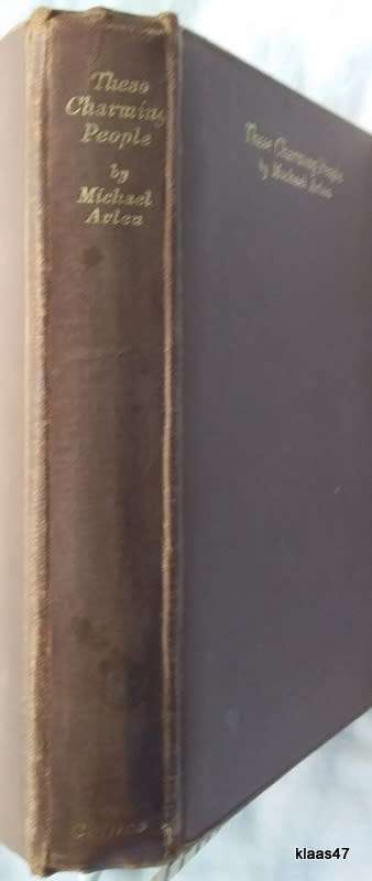 These Charming People - Michael Arlen- Hardcover 1926 Eleventh Impression