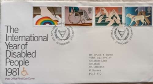 GB - 1981 - Year of the Disabled - FDC
