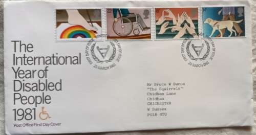 GB - 1981 - Year of the Disabled - FDC