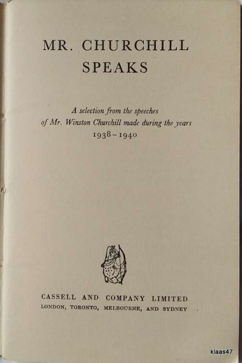 Churchill: Man of the Century and Mr Churchill Speaks - Paperbacks