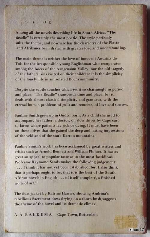 The Beadle by Pauline Smith Paperback 1981 Reprint