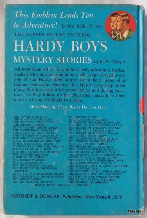 The Hardy Boys: The Bombay Boomerang - Franklin W  Dixon - No. 49 Hardcover 1970 (Grosset & Dunlap)