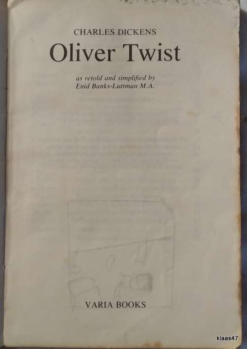 Oliver Twist - Charles Dickens (Retold and simplified by Enid Banks-Luttman) Paperback