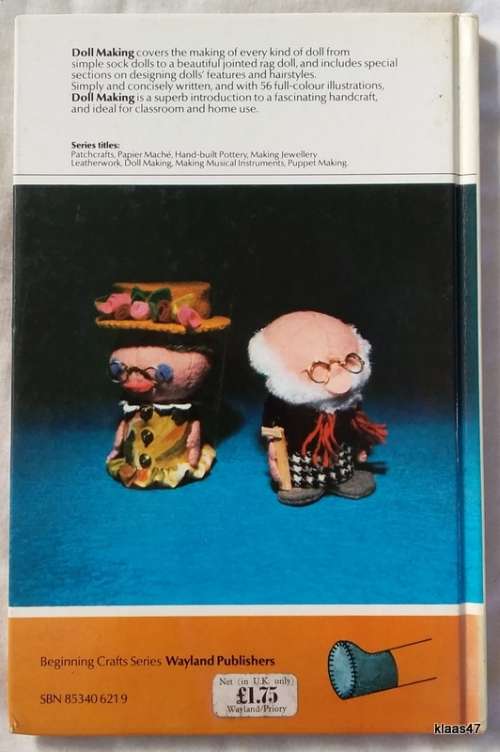Doll Making - Audrey Vincente Dean - Hardcover 1978