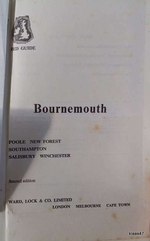 Bournemouth, New Forest, Southampton  Hardcover 1963