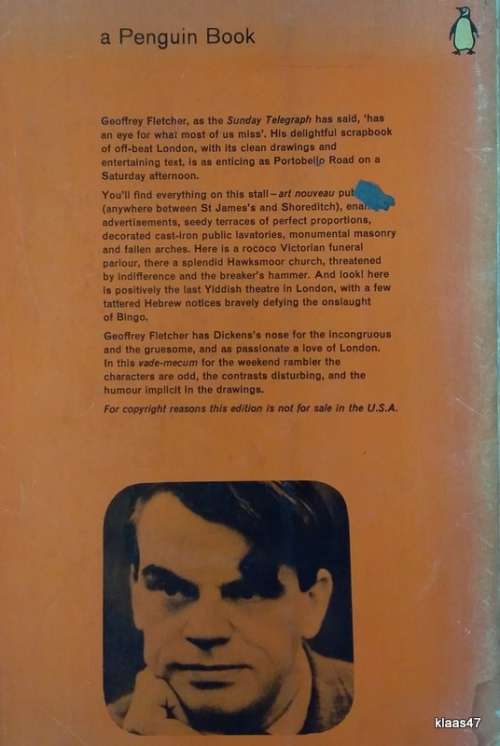 The London Nobody Knows - Geoffrey Fletcher - Paperback 1965