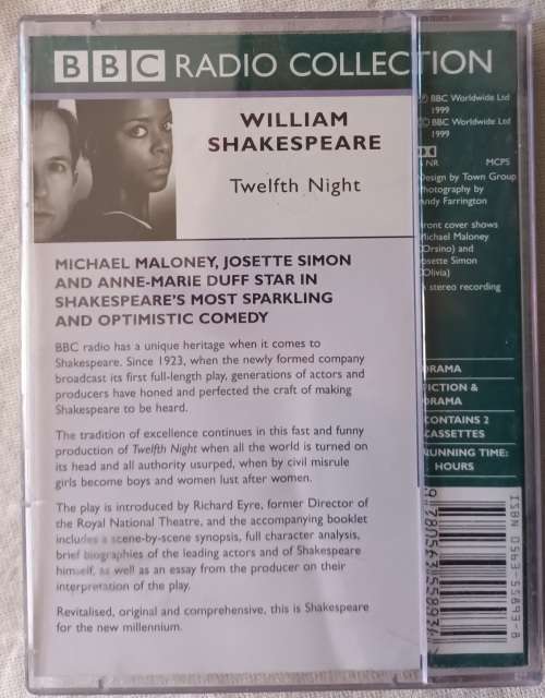 BBC Radio Collection - Twelfth Night - 2 Cassettes