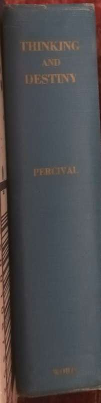 Thinking and Destiny - Harold W Percival - Hardcover 1961 Fourth Printing