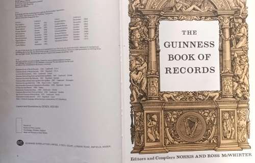 Guiness Book of Records: Southern African Edition - Ed: Eric Rosenthal - Hardcover 1972 19th Edition