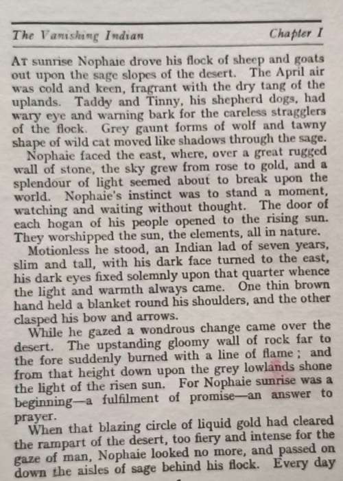The Vanishing Indian by Zane Grey Hardcover