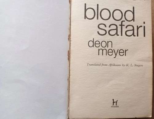 Blood Safari - Deon Meyer - Paperback