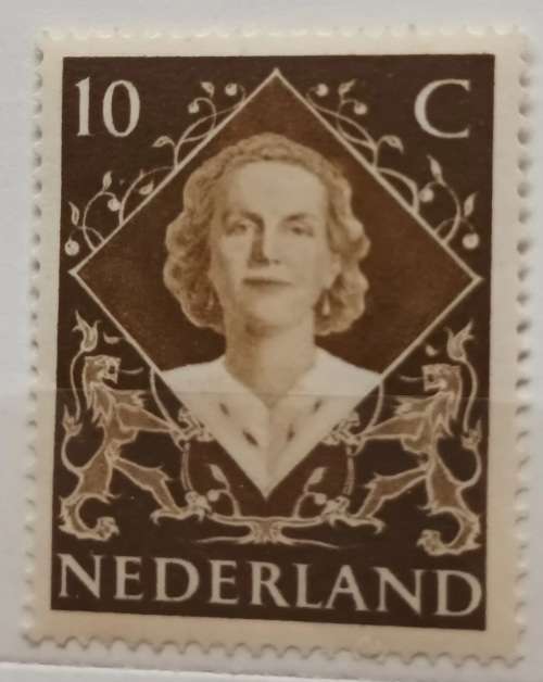 Netherlands -  1948 - Queen Juliana`s Coronation - 1 Mint stamp