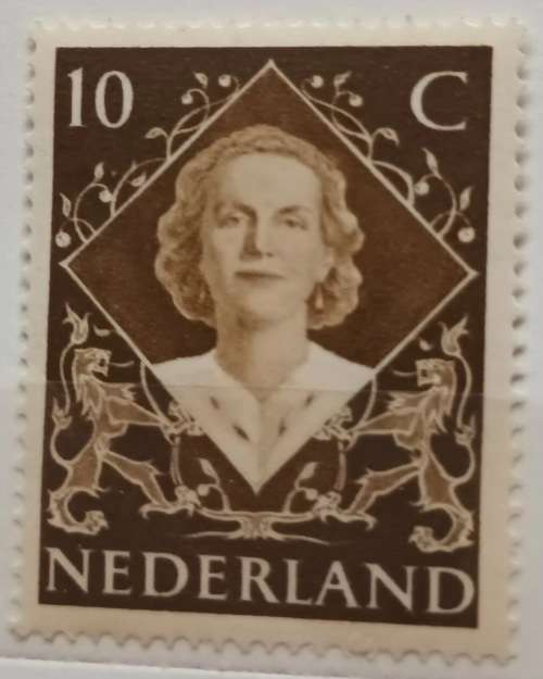 Netherlands -  1948 - Queen Juliana`s Coronation - 1 Mint stamp