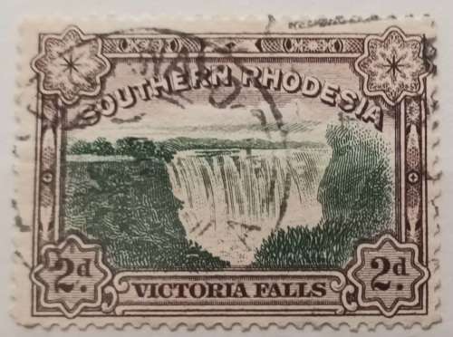 Southern Rhodesia - 1932 - Victoria Falls - 1 Used stamp