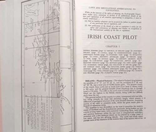 Irish Coast Pilot, 1968 - Hardcover (Eleventh Edtion)