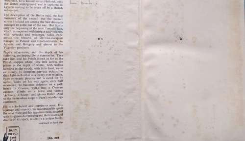 Boldness Be My Friend - Richard Pape - Hardcover 1953 4th Impression