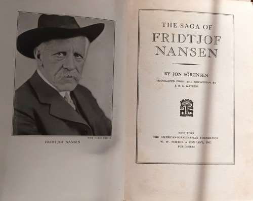 The Saga of Fridtjof Nansen -  Jon Sorensen (Author), J.B.C. Watkins (Translator)  - Hardcover 1932