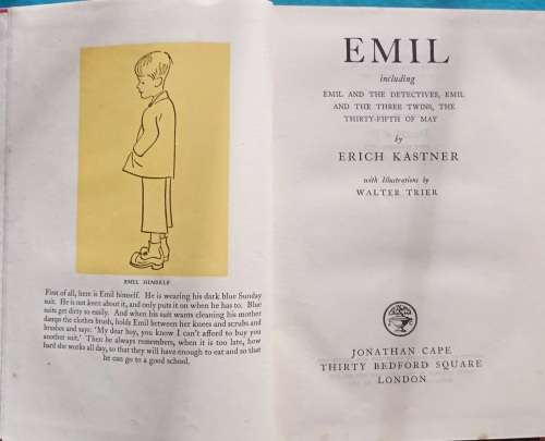 Emil - Erich Kastner - Hardcover 1949 (English Version) (3 Stories)