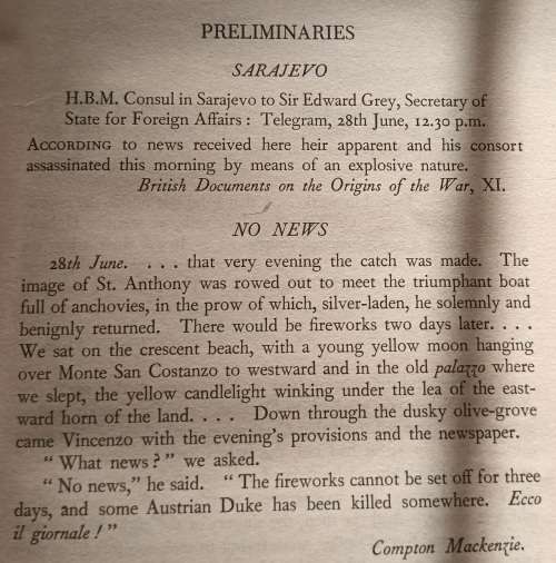 Vain Glory: A Miscellany Of The Great War 1914-18 - Ed: Guy Chapman - Hardcover 1937