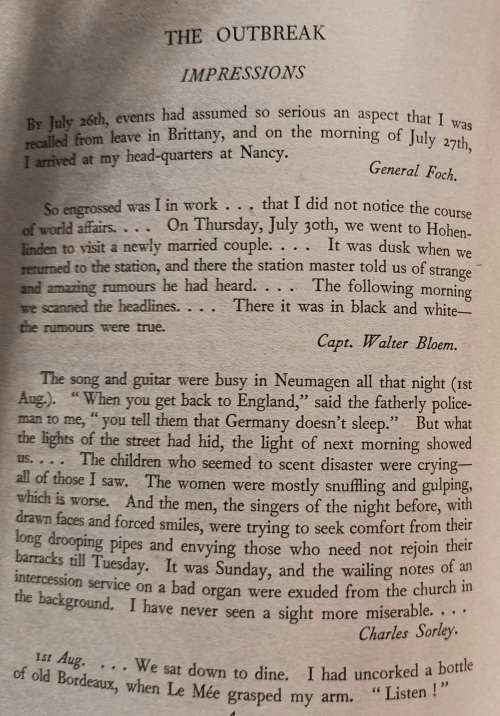 Vain Glory: A Miscellany Of The Great War 1914-18 - Ed: Guy Chapman - Hardcover 1937