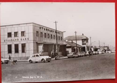 Vintage Black and White Postcard - Walvis Bay, S W A - Unused (Artco 5)