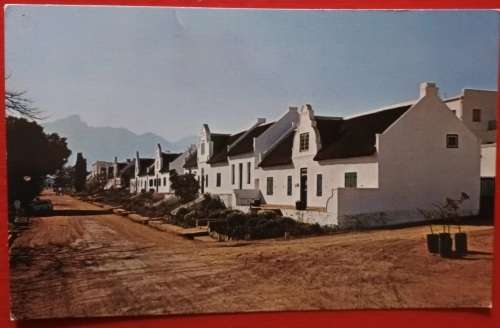 Vintage Postcard - Kerkstraat, Tulbagh, Cape - Unused (Photo by Martin Laubscher)