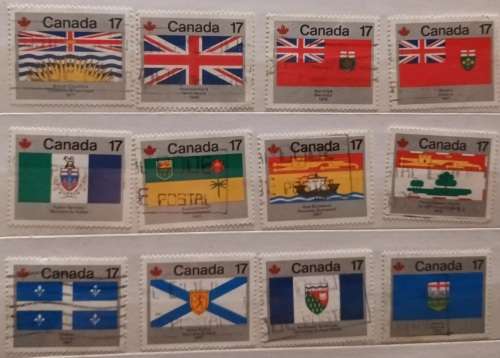 Canada - 1979 - Canada Day (12 Provinces and Territories) - Set of 12 Used stamps
