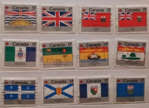 Canada - 1979 - Canada Day (12 Provinces and Territories) - Set of 12 Used stamps