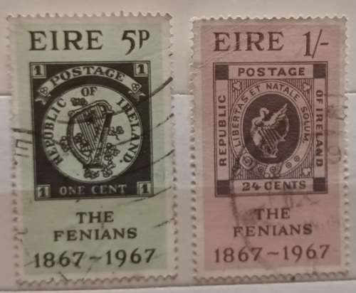 Ireland (Eire) - 1967 - Fenian Uprising - Set of 2 Used stamps
