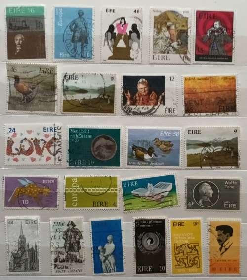 Ireland (Eire) - Mixed Lot of  23 Used stamps