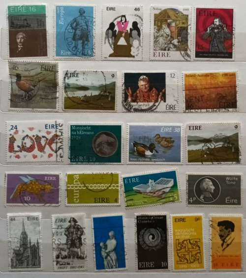 Ireland (Eire) - Mixed Lot of  23 Used stamps