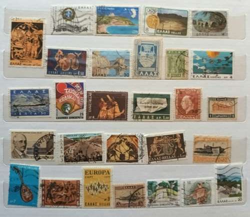 Greece - Mixed Lot of 28 Used stamps
