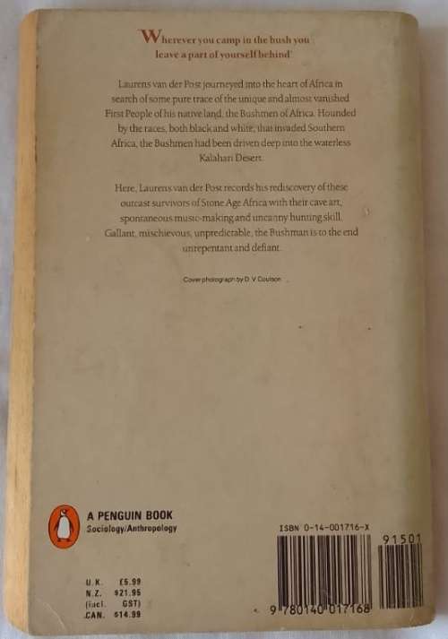 The Lost World of the Kalahari - Laurens van der Post - Paperback 1962