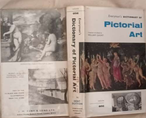 Everyman`s Dictionary of Pictorial Art - Vol 1 - Ed: William Gaunt - Hardcover