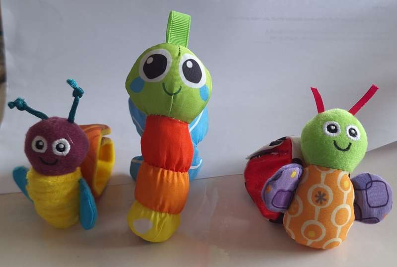 Lamaze - Wrist rattle set and Hanging Toy